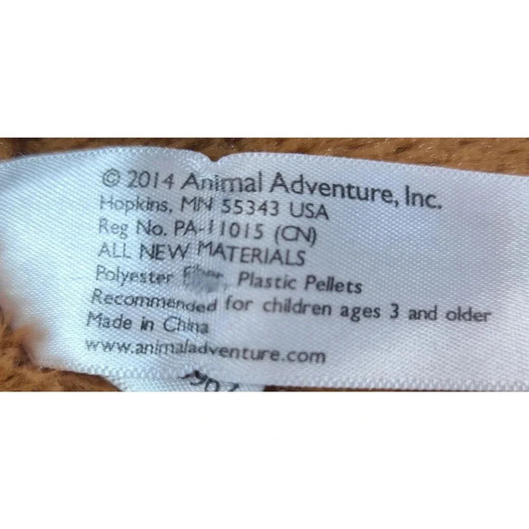 Animal Adventure Plush Teddy Bear Stuffed Animal Toy Brown 9" 2016 New - Picture 8 of 8